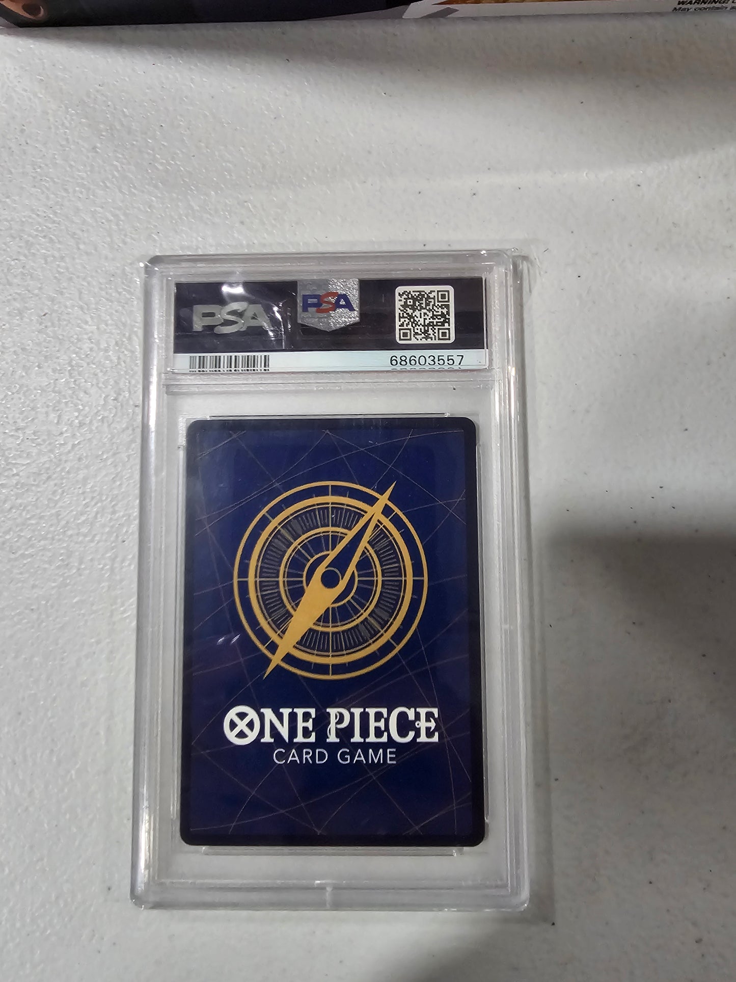 2022 One Piece Japanese Monkey D Luffy Straw Hat Crew PSA Graded 10