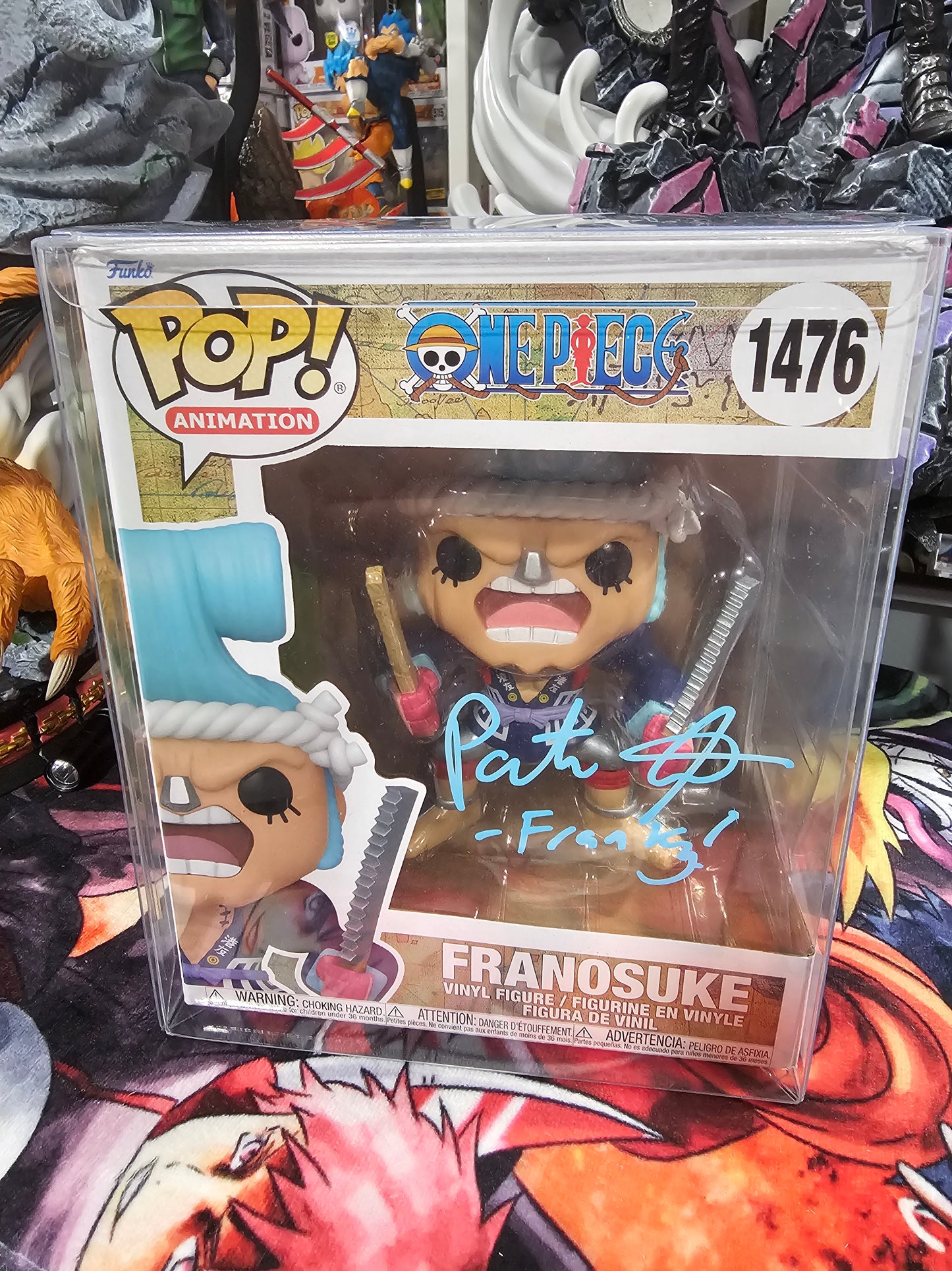 One Piece Franosuke Funko Pop Signed by Patrick Seitz