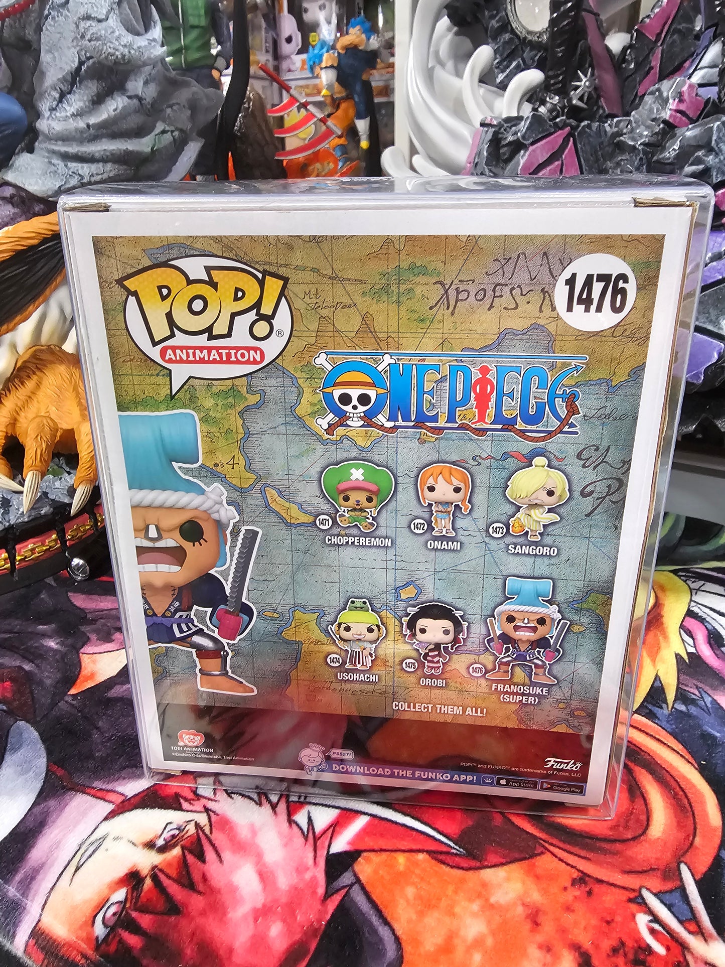 One Piece Franosuke Funko Pop Signed by Patrick Seitz