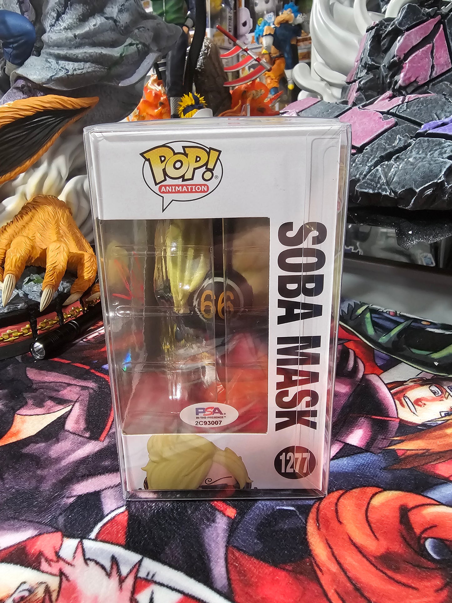 One Piece Soba Mask Chalice Collectibles Funko Pop Signed by Eric Vale