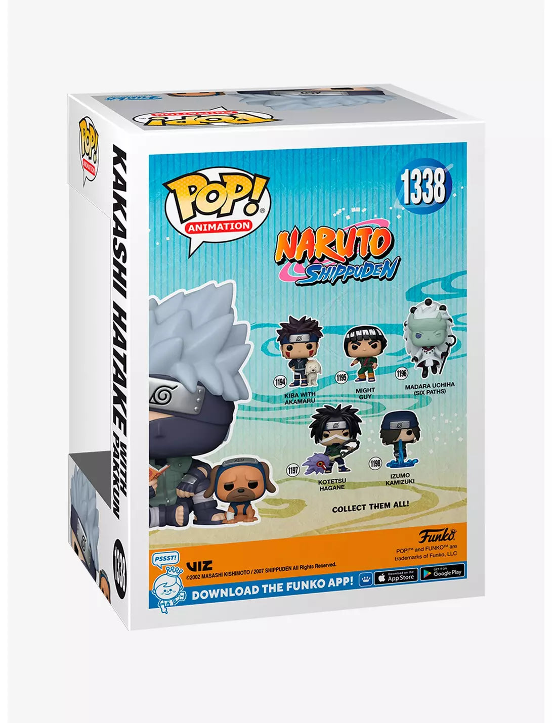 Kakashi Hatake with Pakkun Box Lunch Exclusive Funko Pop Naruto Shippuden