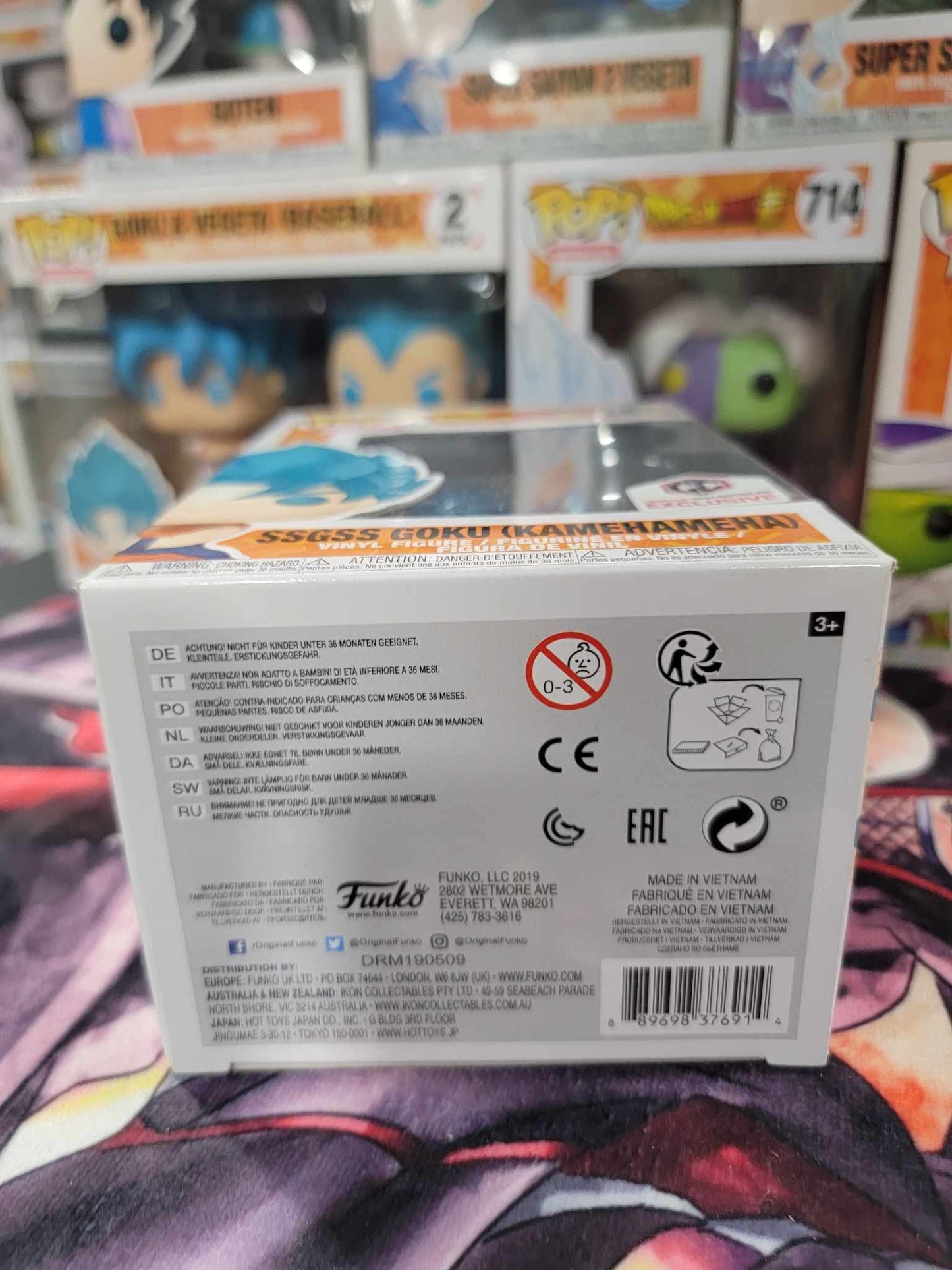 Goku SSGSS Kamehameha Chalice Collectibles Exclusive Funko Pop 563