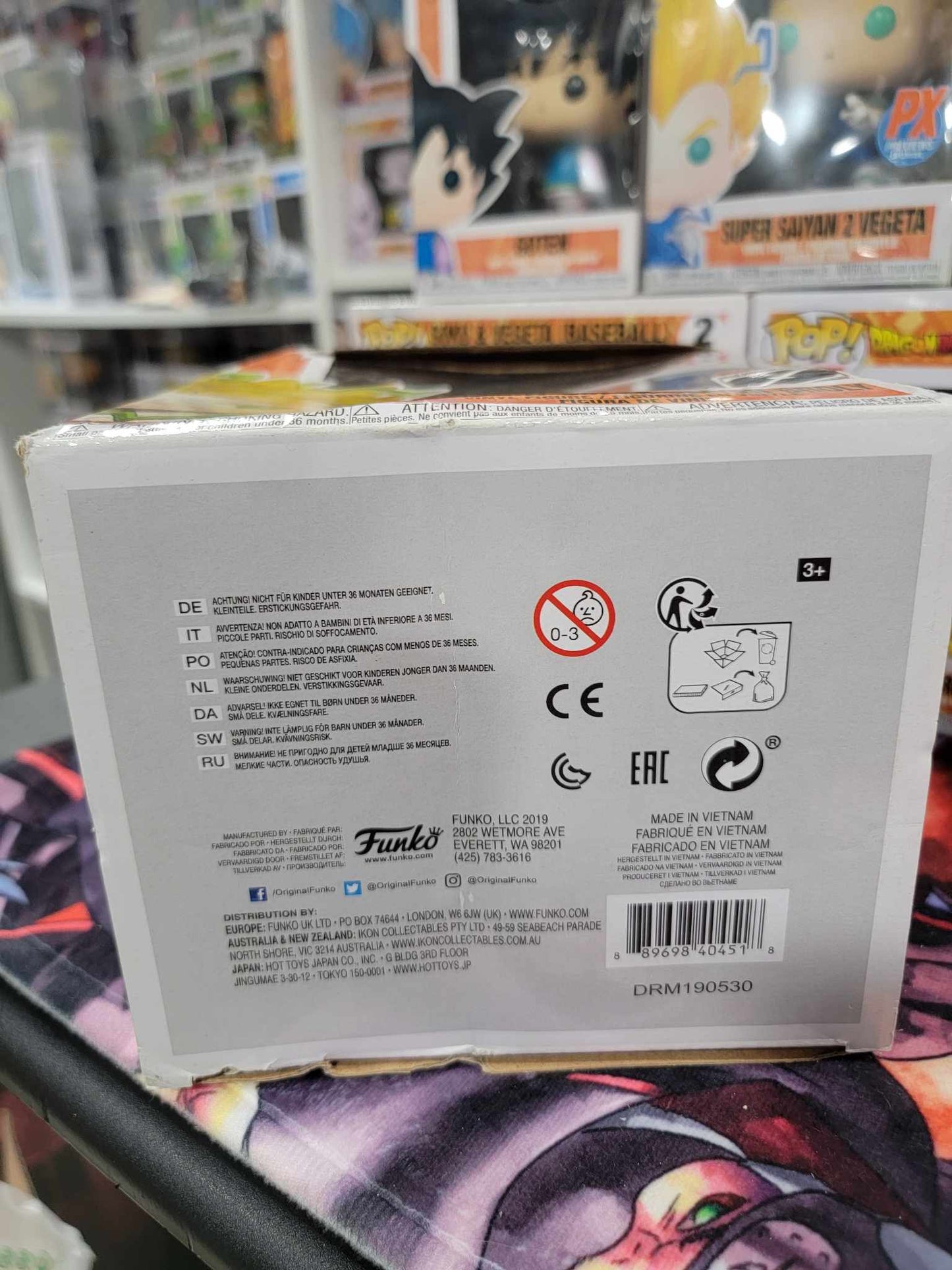 Legendary Super Saiyan Broly Damaged Funko Pop 623