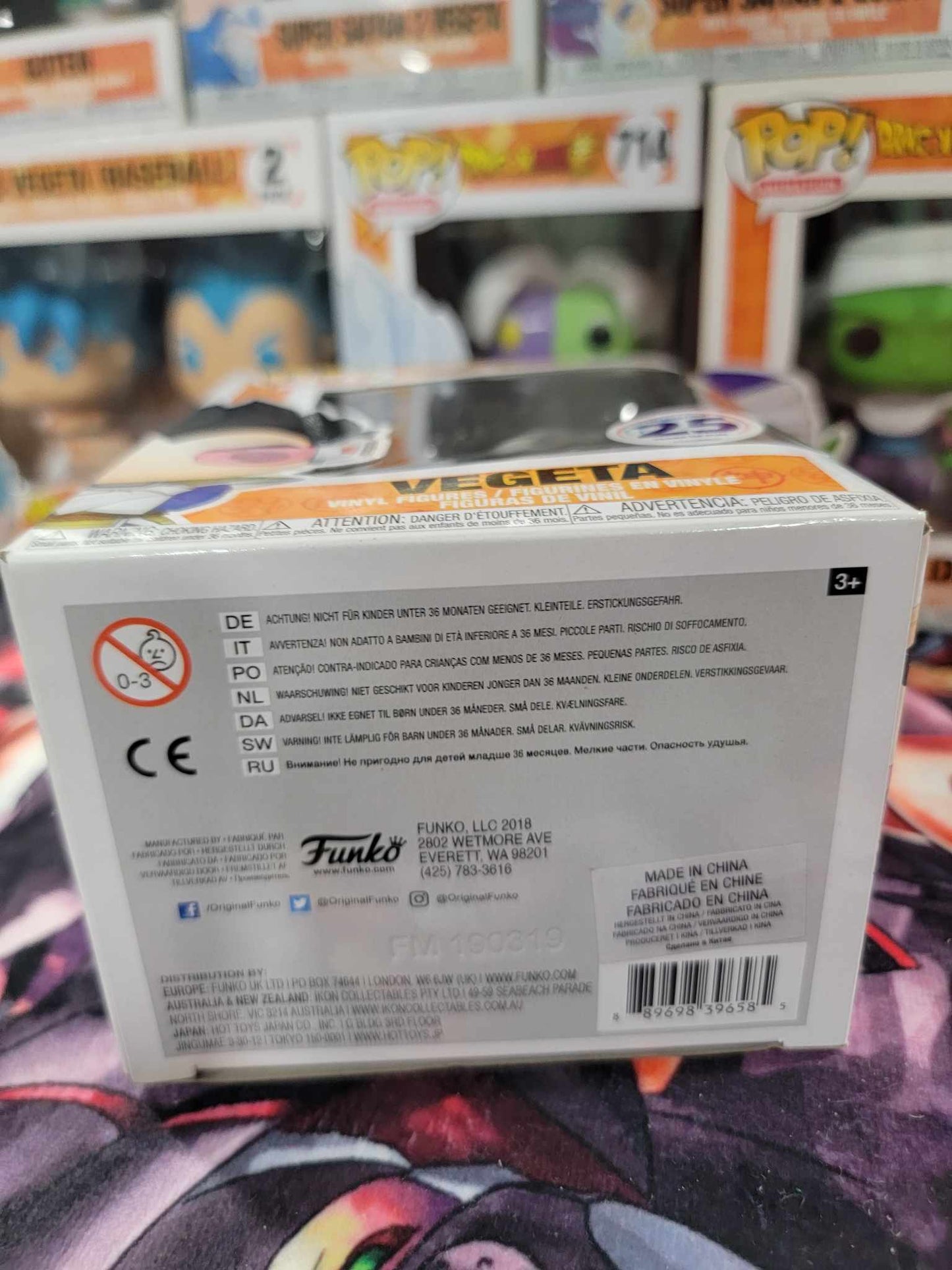 Vegeta Chrome Funko Pop 10