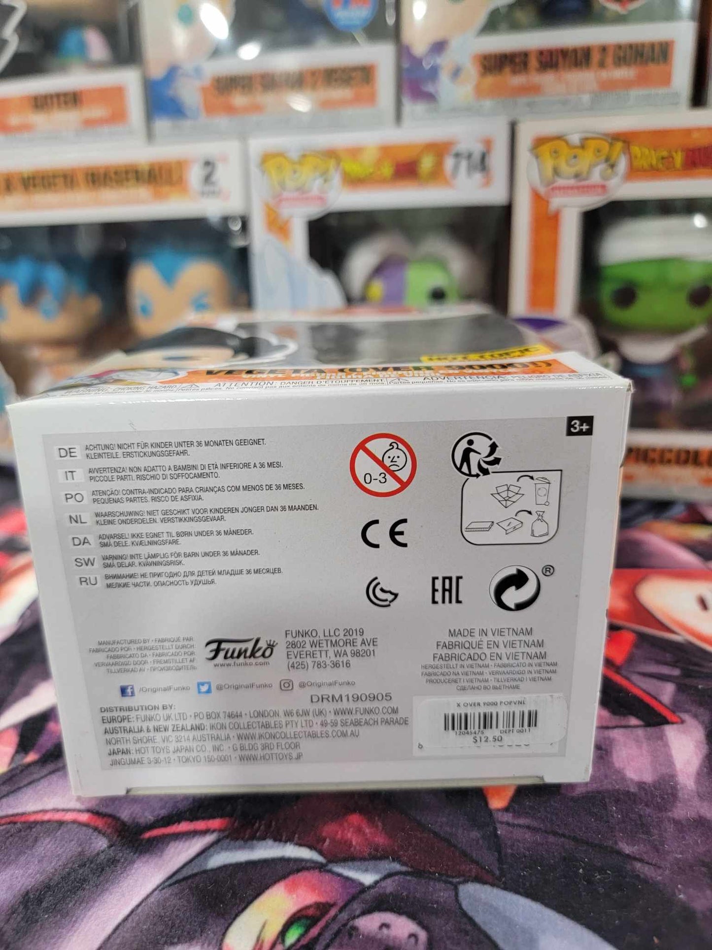 Vegeta Over 9000 Hot Topic Exclusive Funko Pop 676