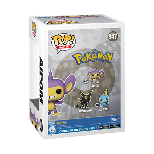 Pokemon Flocked Aipom Funko Pop