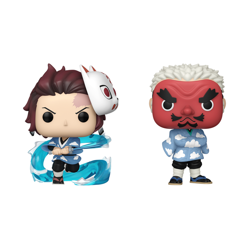 Tanjiro Kamado & Sakonji Urokodaki 2 Pack 2023 Summer Convention Funko Pop