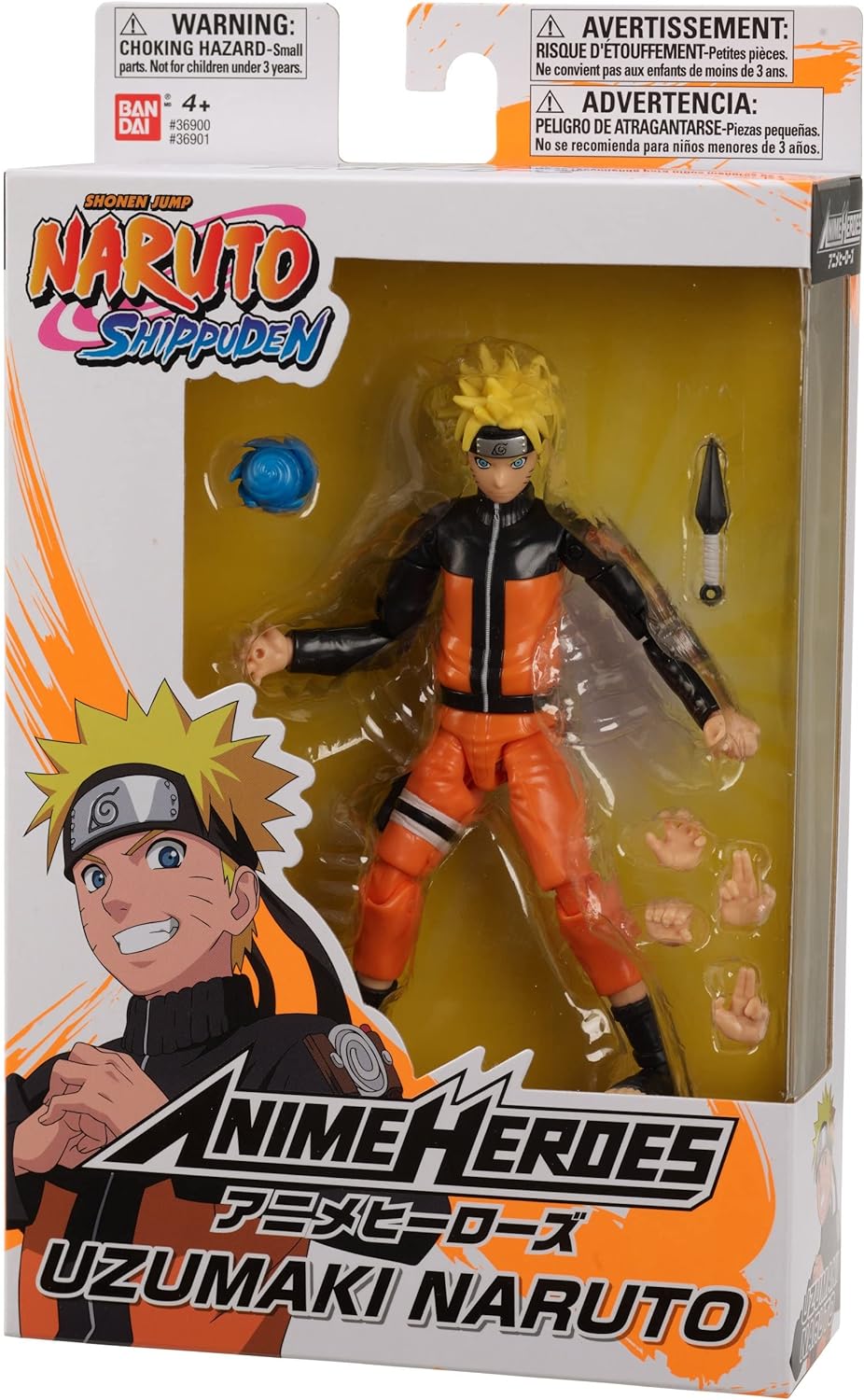 Naruto Shippuden Naruto Uzumaki Anime Heroes Figure