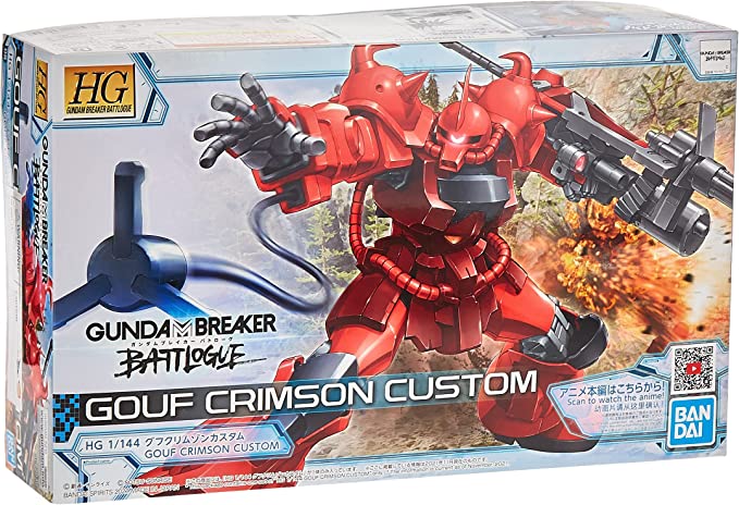 Bandai Hobby HG 1/144 - "Gundam Breaker Battlogue" - Gouf Crimson Custom - Bandai Spirits Hobby HG Battlogue Model Kit