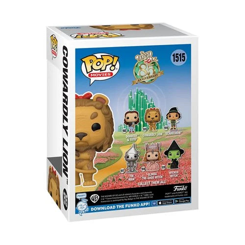 Pre Order The Wizard of Oz 85th Anniversary Cowardly Lion Chase Funko Pop! Vinyl Figure #1515