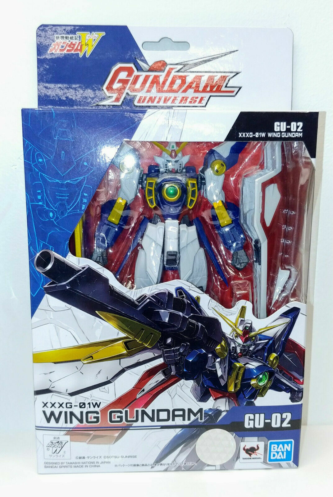 Bandai Namco XXXG-01W Wing Gundam GU-02 Figure
