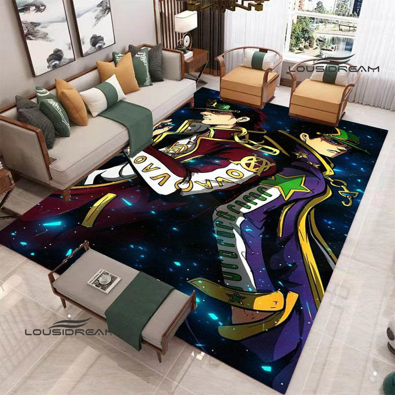 JoJo's Bizarre Adventure printed carpet Yoga mat Non -slip carpet anime rug kitchen mat cute rug Outdoor carpet birthday gift