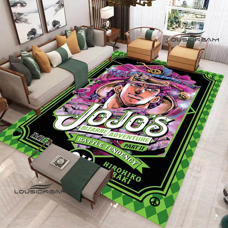 JoJo's Bizarre Adventure printed carpet Yoga mat Non -slip carpet anime rug kitchen mat cute rug Outdoor carpet birthday gift