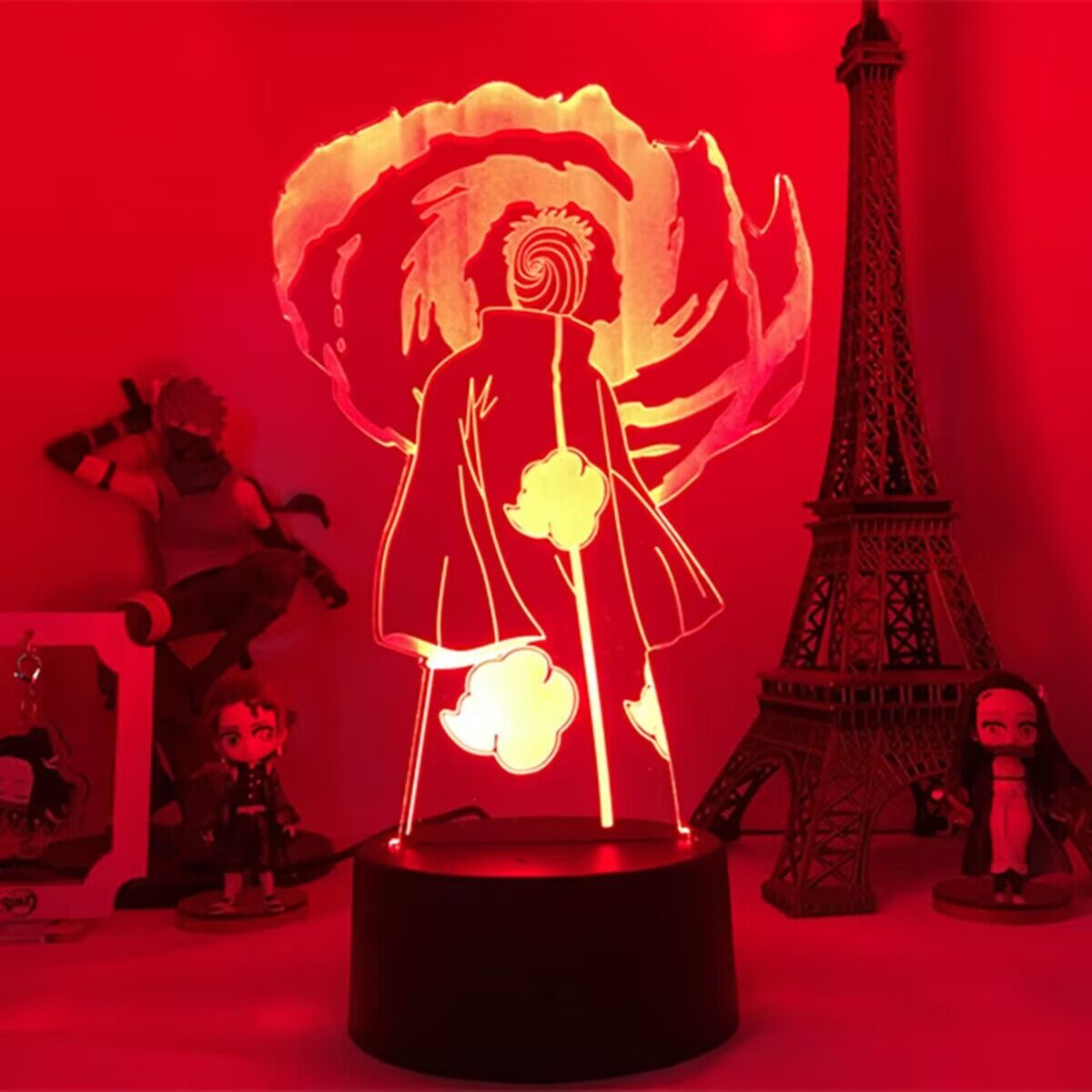 16/7 Colors Naruto Uzumaki LED Night Light Akatsuki, Kakashi Hatake, and Many Others