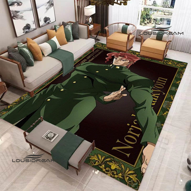 JoJo's Bizarre Adventure printed carpet Yoga mat Non -slip carpet anime rug kitchen mat cute rug Outdoor carpet birthday gift