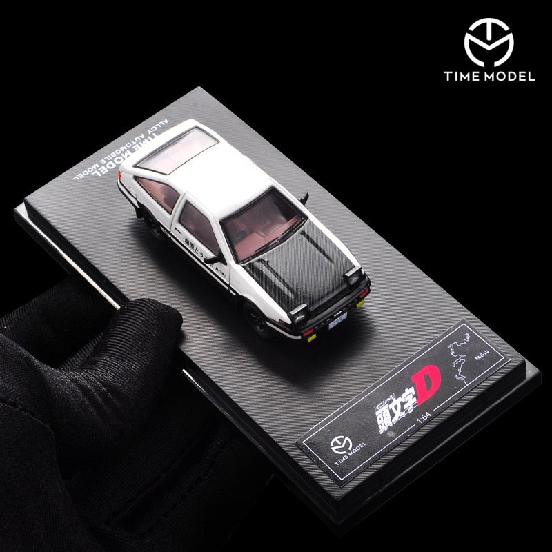 1/64 Initial D AE86 Car Models Toy Alloy Metal Diecast Toyota Initial D Simulation Model Car Free Dismounting Vehicle Collection