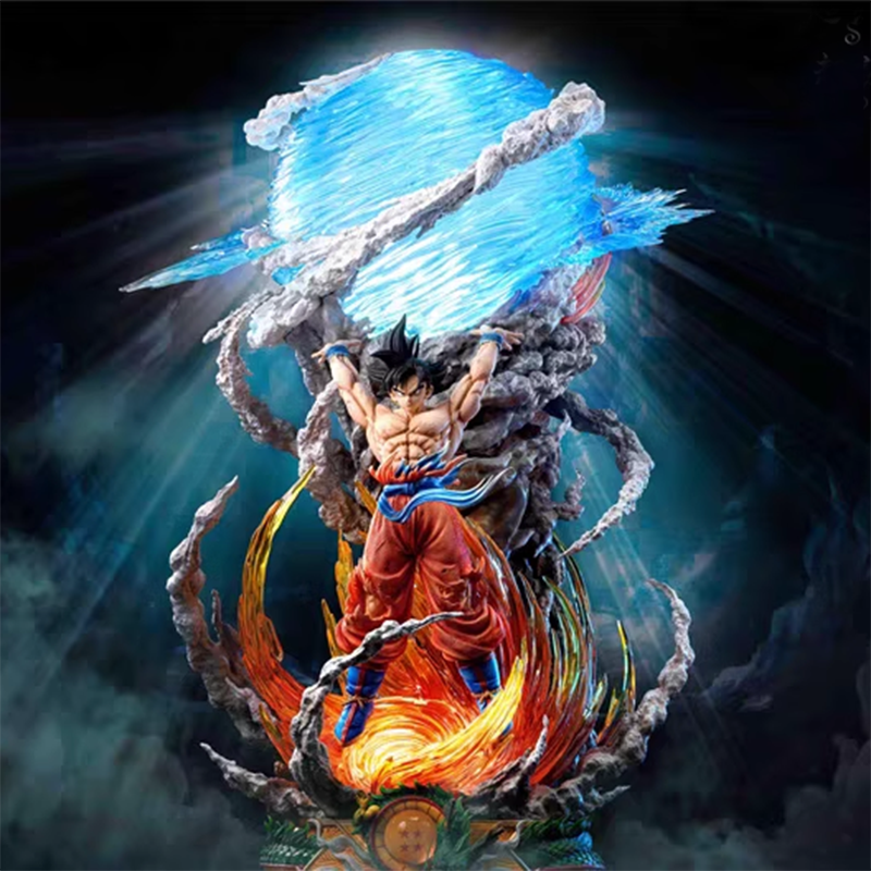 52cm Dragon Ball Super Saiyan Spirit Bomb Sou Goku PVC Statue