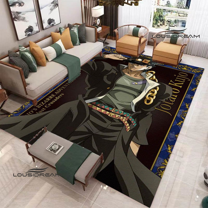 JoJo's Bizarre Adventure printed carpet Yoga mat Non -slip carpet anime rug kitchen mat cute rug Outdoor carpet birthday gift