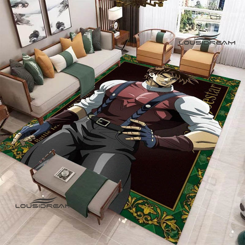 JoJo's Bizarre Adventure printed carpet Yoga mat Non -slip carpet anime rug kitchen mat cute rug Outdoor carpet birthday gift