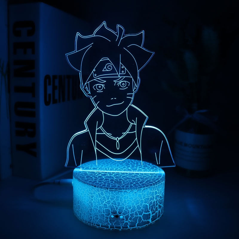 7 Colors Naruto LED Night Light, Akatsuki, Uchiha Itachi, Sasuke Colorful 3D Mini Table