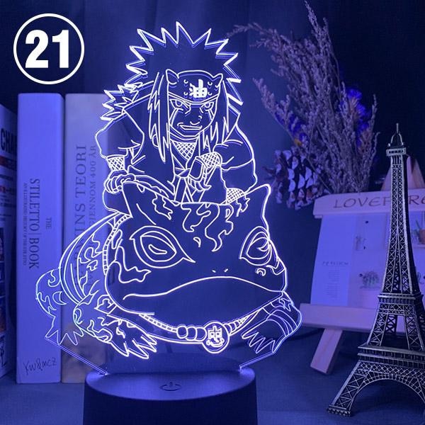 16/7 Colors Naruto Uzumaki LED Night Light Akatsuki, Kakashi Hatake, and Many Others