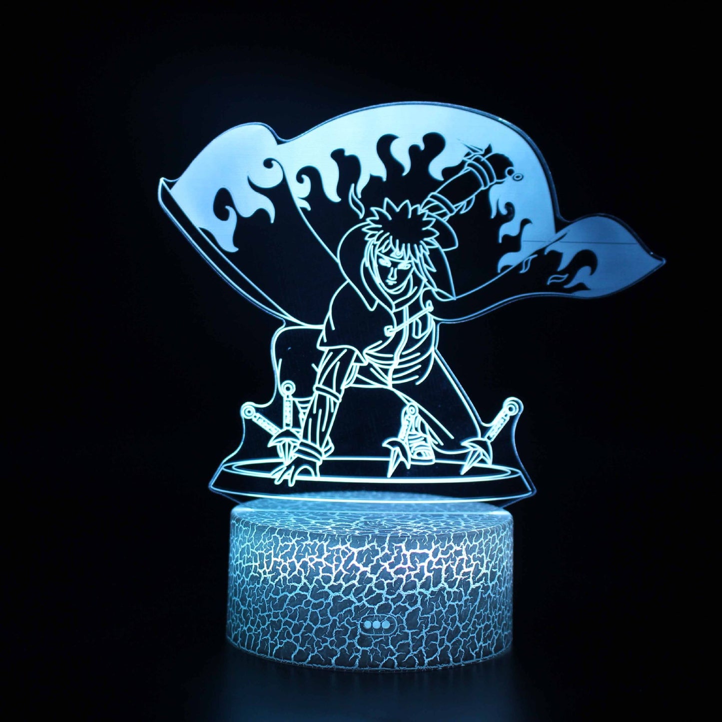 7 Colors Naruto LED Night Light, Akatsuki, Uchiha Itachi, Sasuke Colorful 3D Mini Table