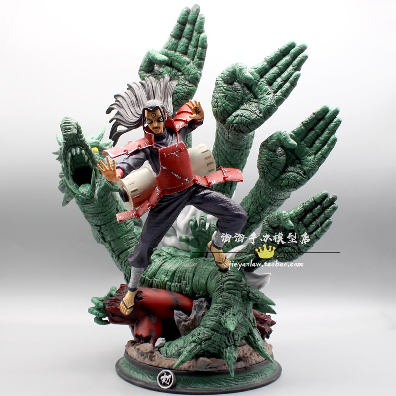 Clouds Studio Senju Hashirama Shodai Hokage Thousand Hand Pillar 46CM Resin Statue