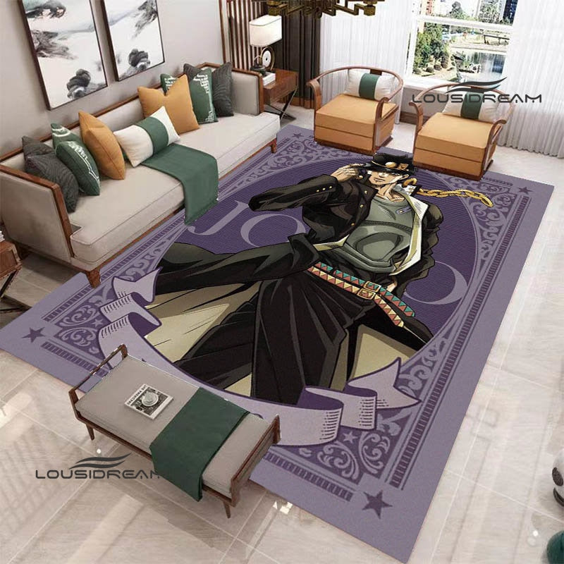 JoJo's Bizarre Adventure printed carpet Yoga mat Non -slip carpet anime rug kitchen mat cute rug Outdoor carpet birthday gift