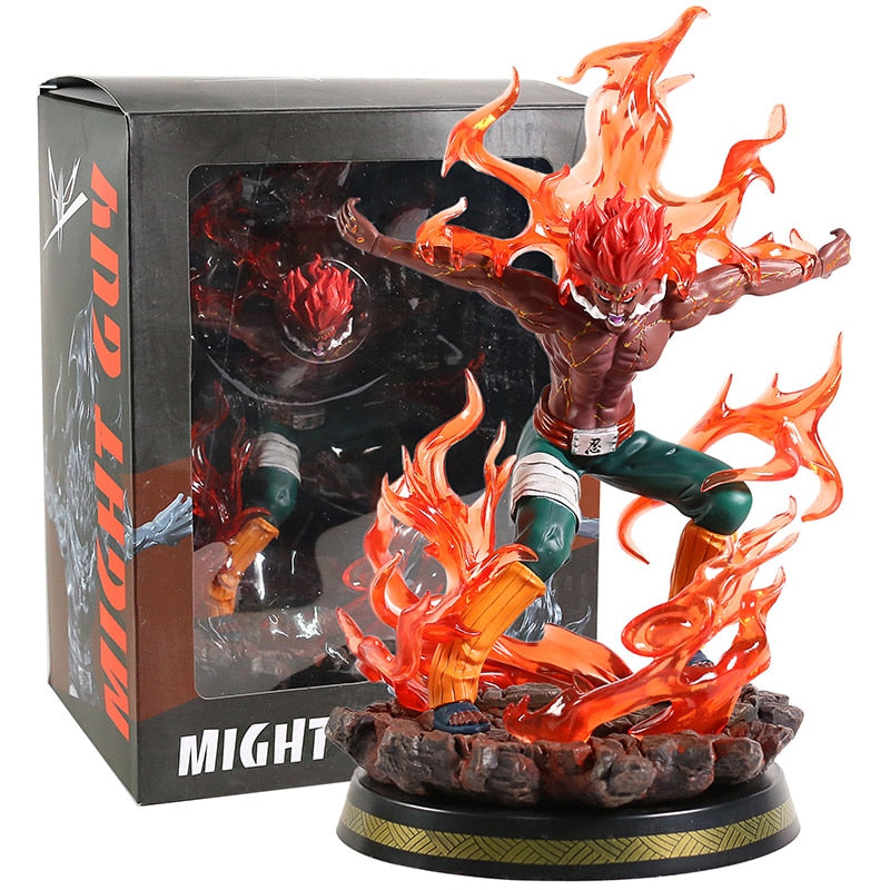 Might Guy Eight Gates Form Statue PVC LED Light