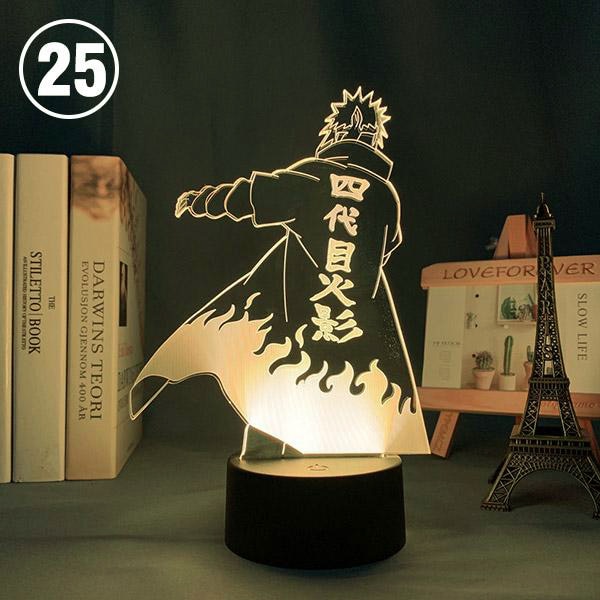 16/7 Colors Naruto Uzumaki LED Night Light Akatsuki, Kakashi Hatake, and Many Others