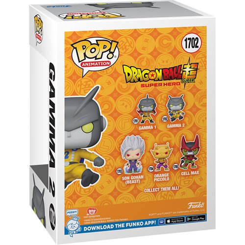 Pre Order Dragon Ball Super: Super Hero Gamma 2 Funko Pop! Vinyl Figure #1702