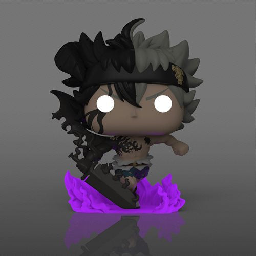 Black Clover Black Asta Glow-in-the-Dark Funko Pop Entertainment Earth Exclusive