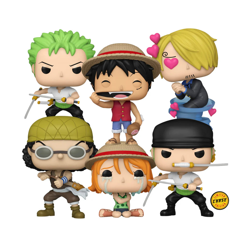 One Piece Funko Pop Bundle With Chase and PR General Franky Chalice Collectibles Exclusive Bundle