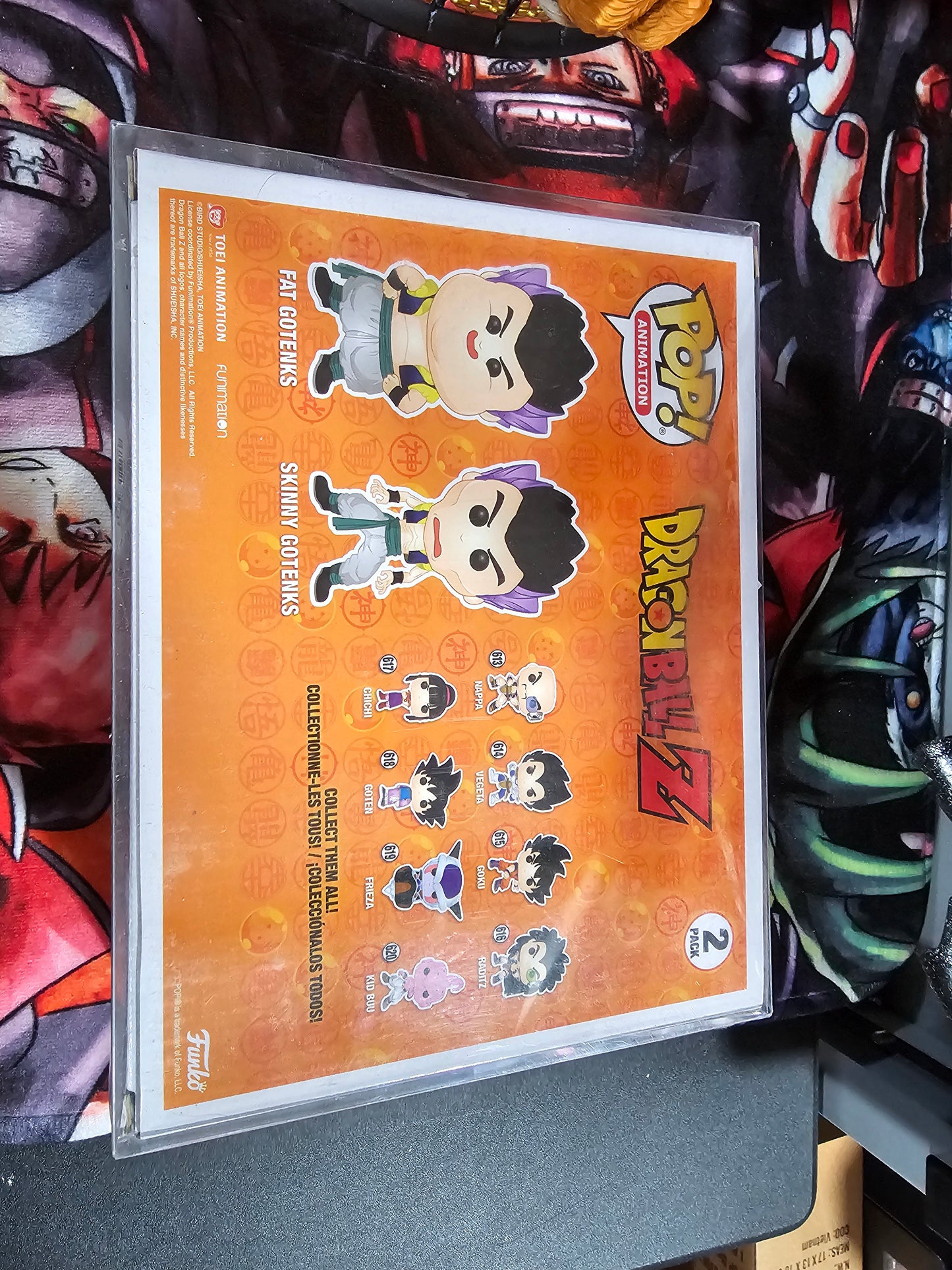 Dragon Ball Z Failed Fusion Box Lunch Funko Pop Signed by Sean Schemmel, Chris Sabat, Laura Bailey, Kara Edwards, and Alexis Tripton