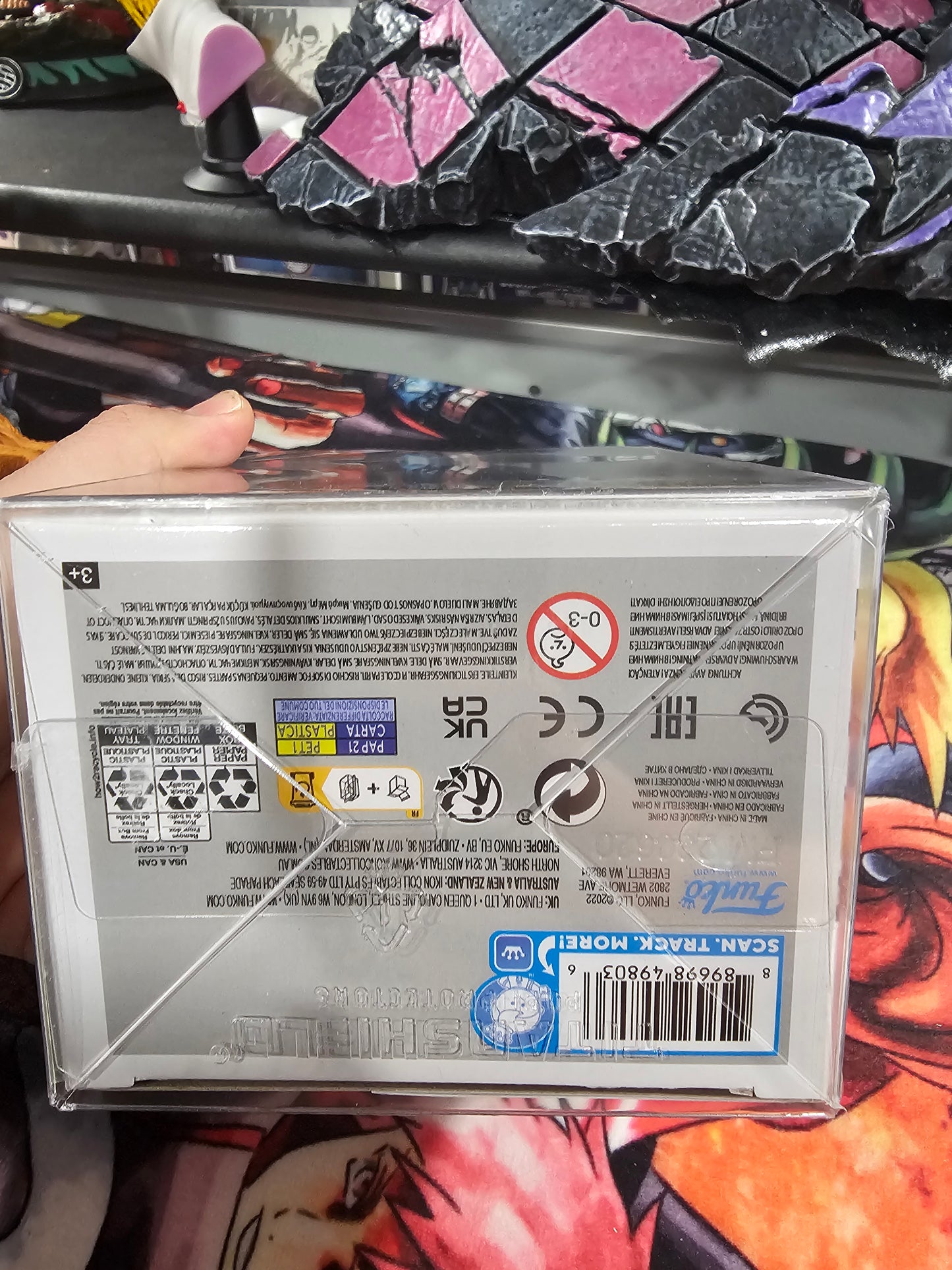 Naruto Shippuden Kabuto Yakushi Funko Pop Signed by JVA, Nobutoshi Canna and English Voice Actor Henry Dittman (Yellow)