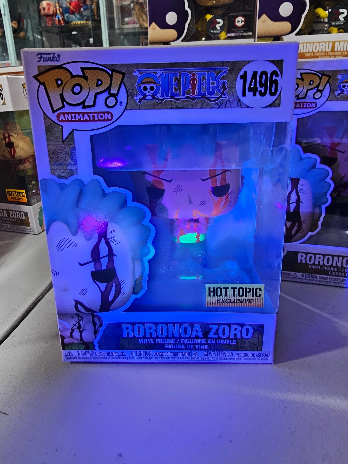 Nothing Happened Zoro Funko Pop with Error Belt Glow