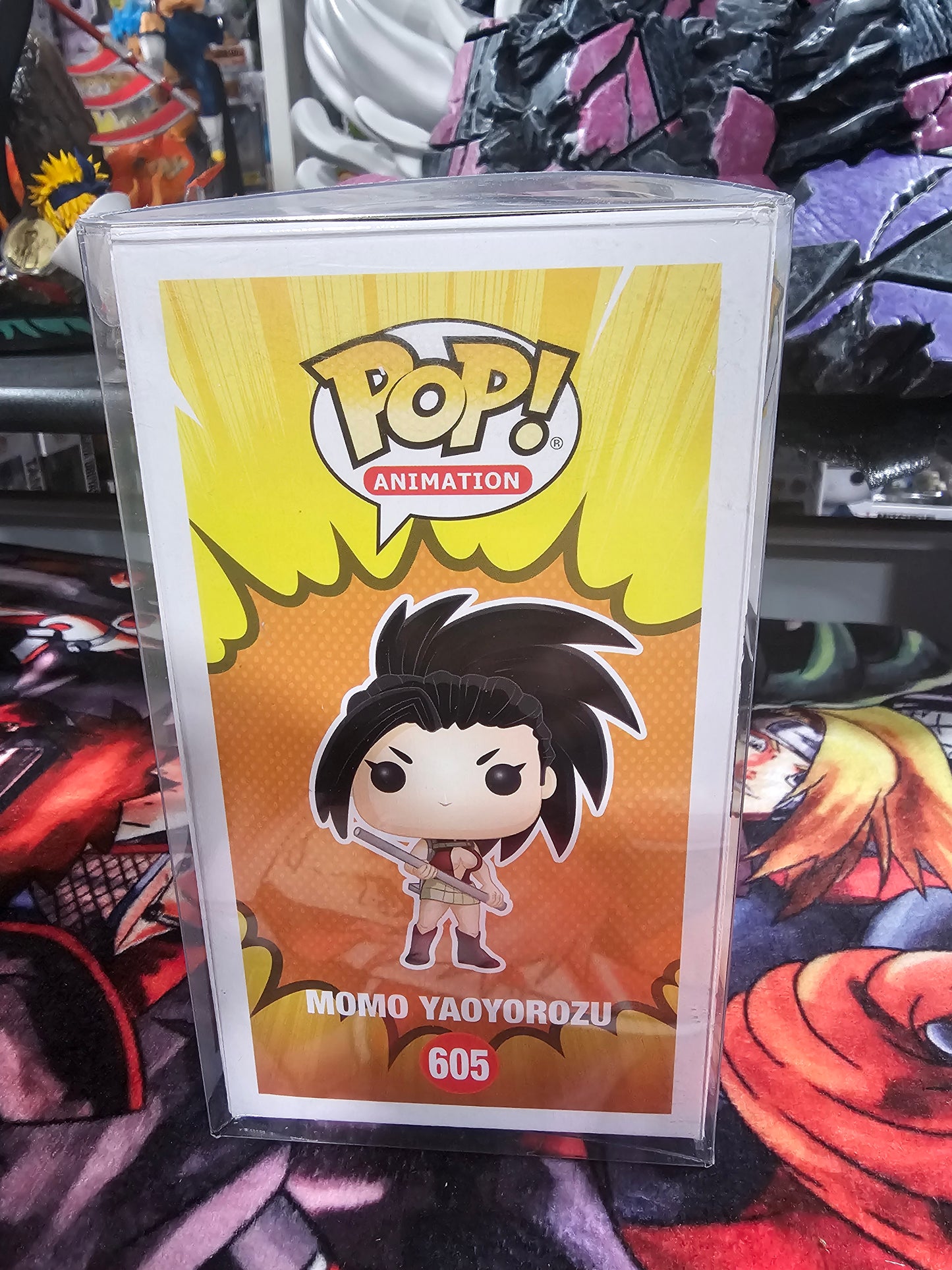 My Hero Academia Momo Yaoyorozu 7BAP Funko Pop Signed by Colleen Clickenbeard