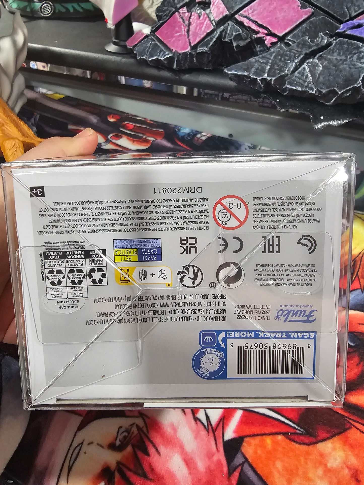 Naruto Shippuden Might Guy Eight Inner Gates Funko Pop Signed by Skip Stellrecht