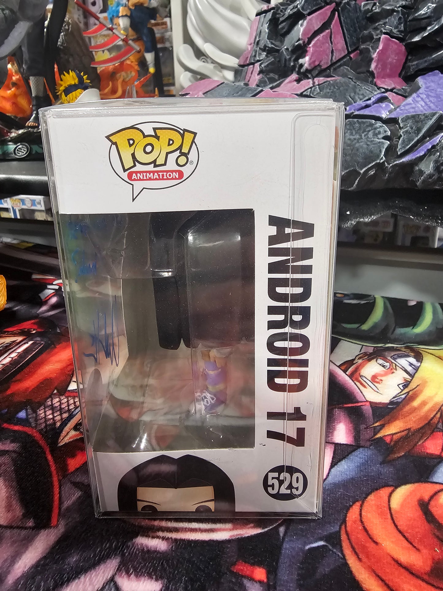 Dragon Ball Z Android 17 Funko Pop Signed by Chuck Huber