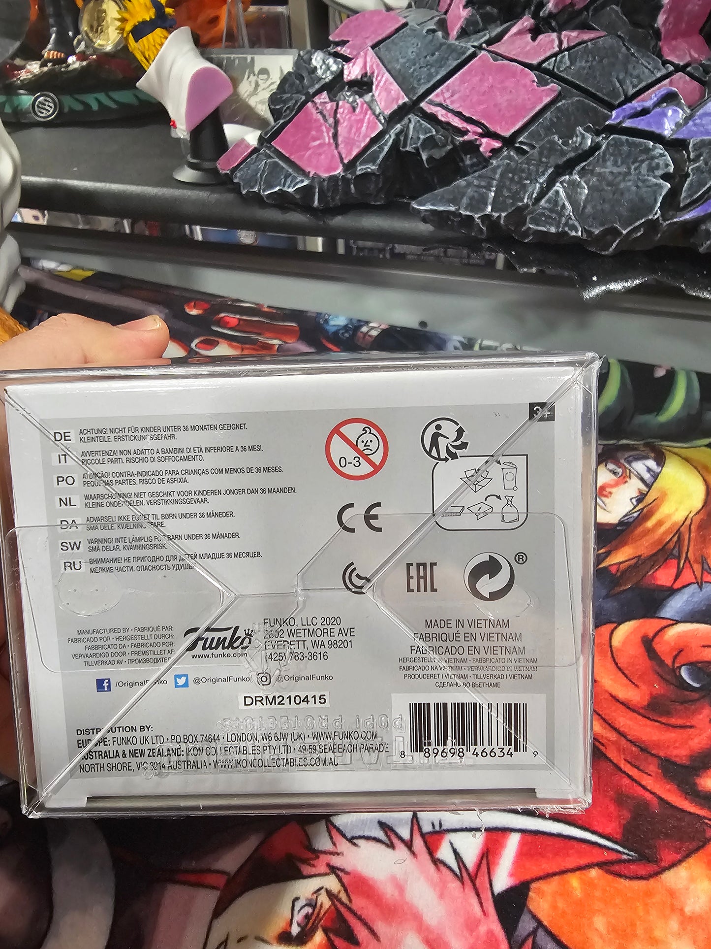 My Hero Academia Hitoshi Shinso Funko Pop Signed with Quote by Jarrod Greene