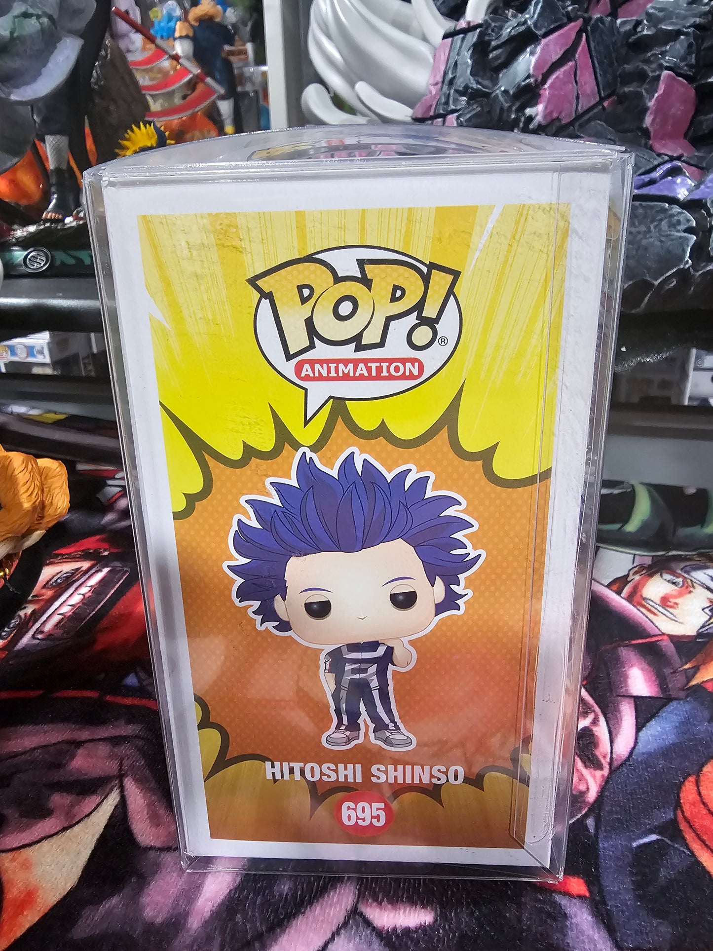 My Hero Academia Hitoshi Shinso Funko Pop Signed with Quote by Jarrod Greene