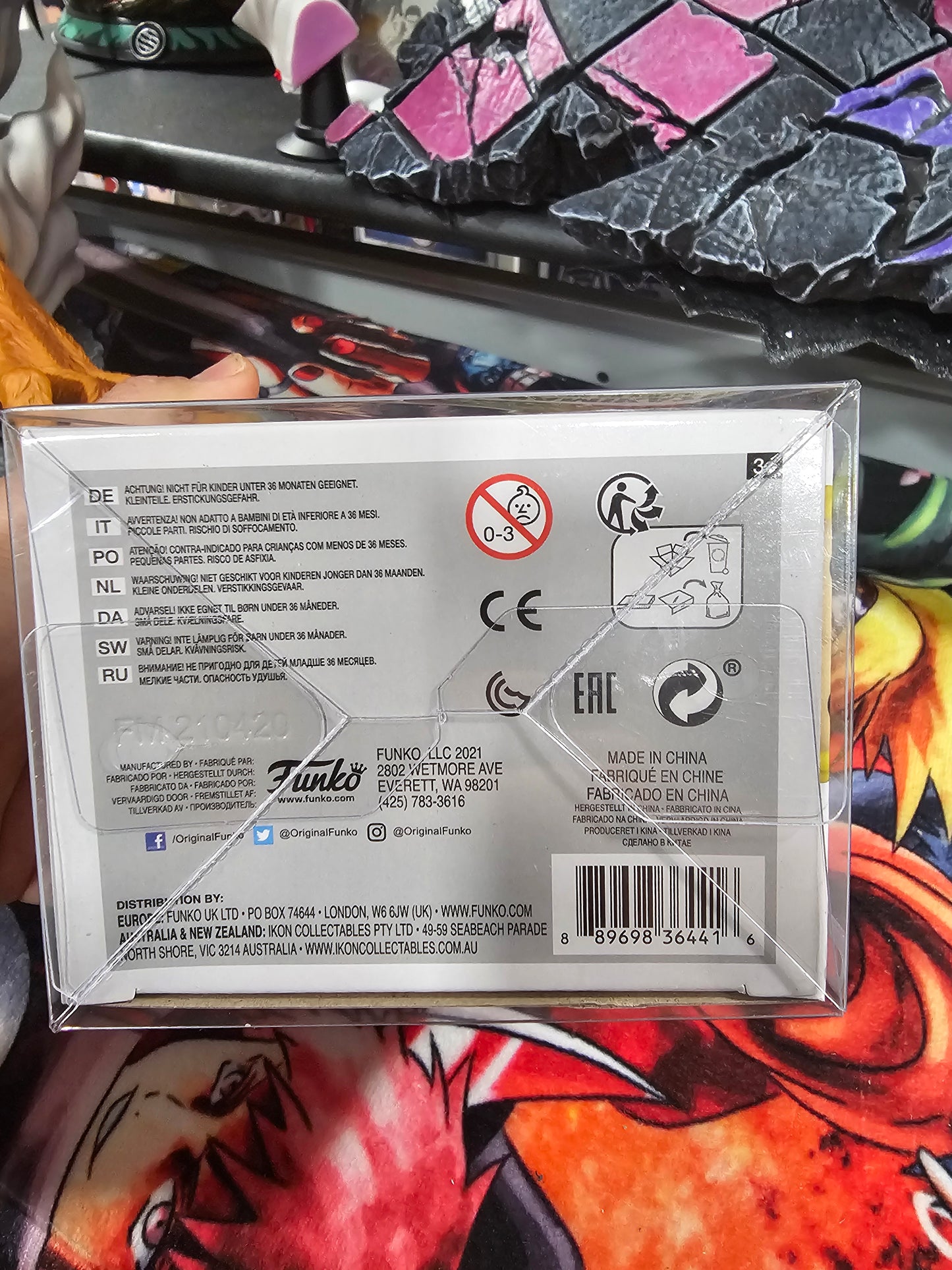 Naruto Shippuden Minato Namikaze Chase AAA Exclusive Funko Pop Signed by Tony Oliver