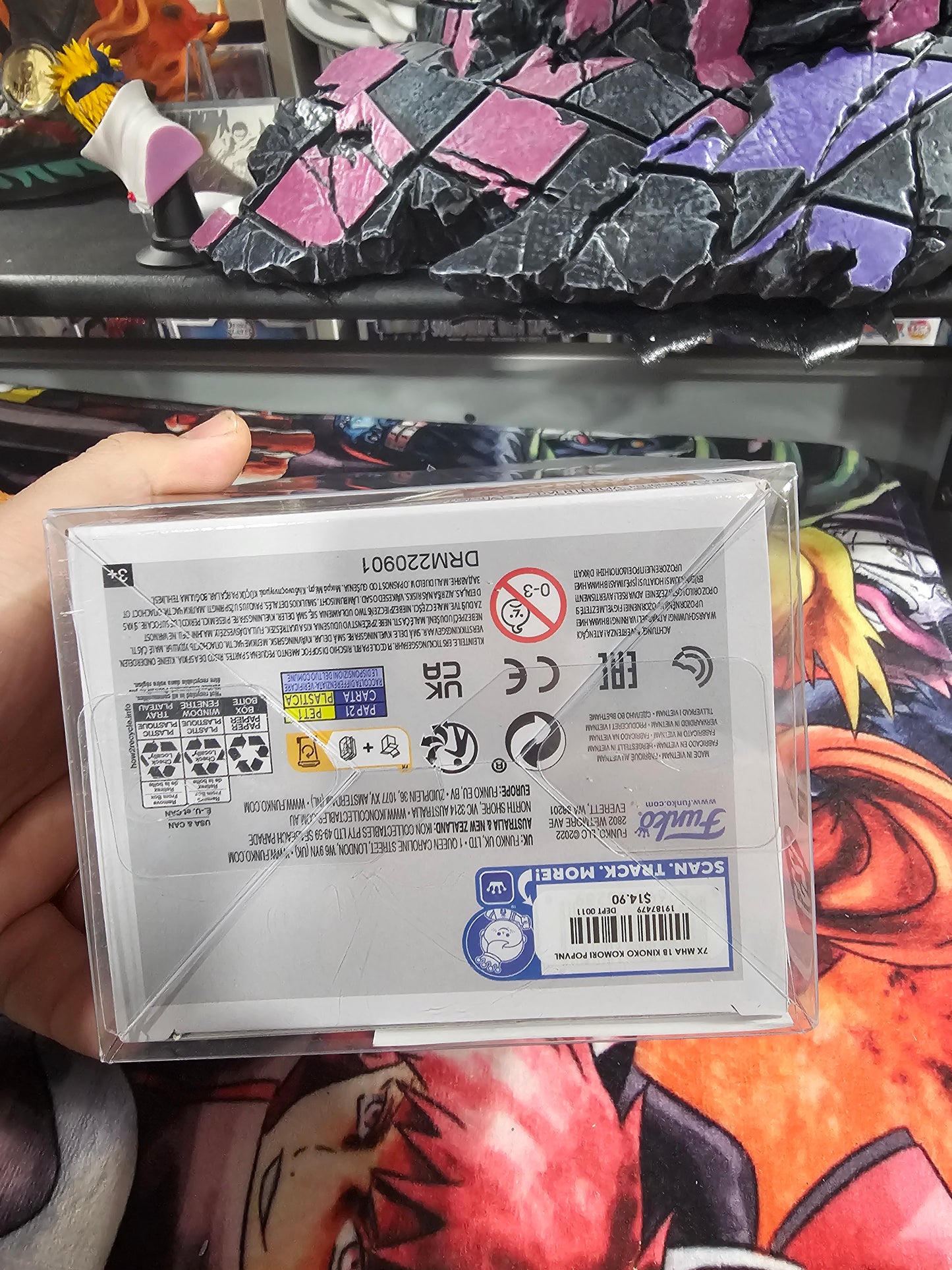 My Hero Academia Kinoko Komori Hot Topic Funko Pop Signed by Amanda Gish