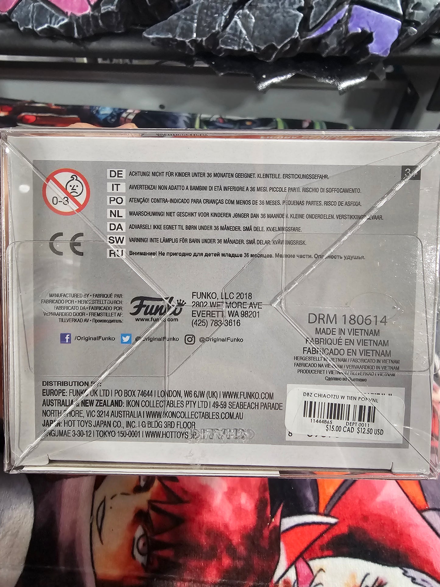 Dragon Ball Z Tien and Chiaotzu Funko Pop Signed by John Burgmeier and Monica Antonelli #1 Dual Signed