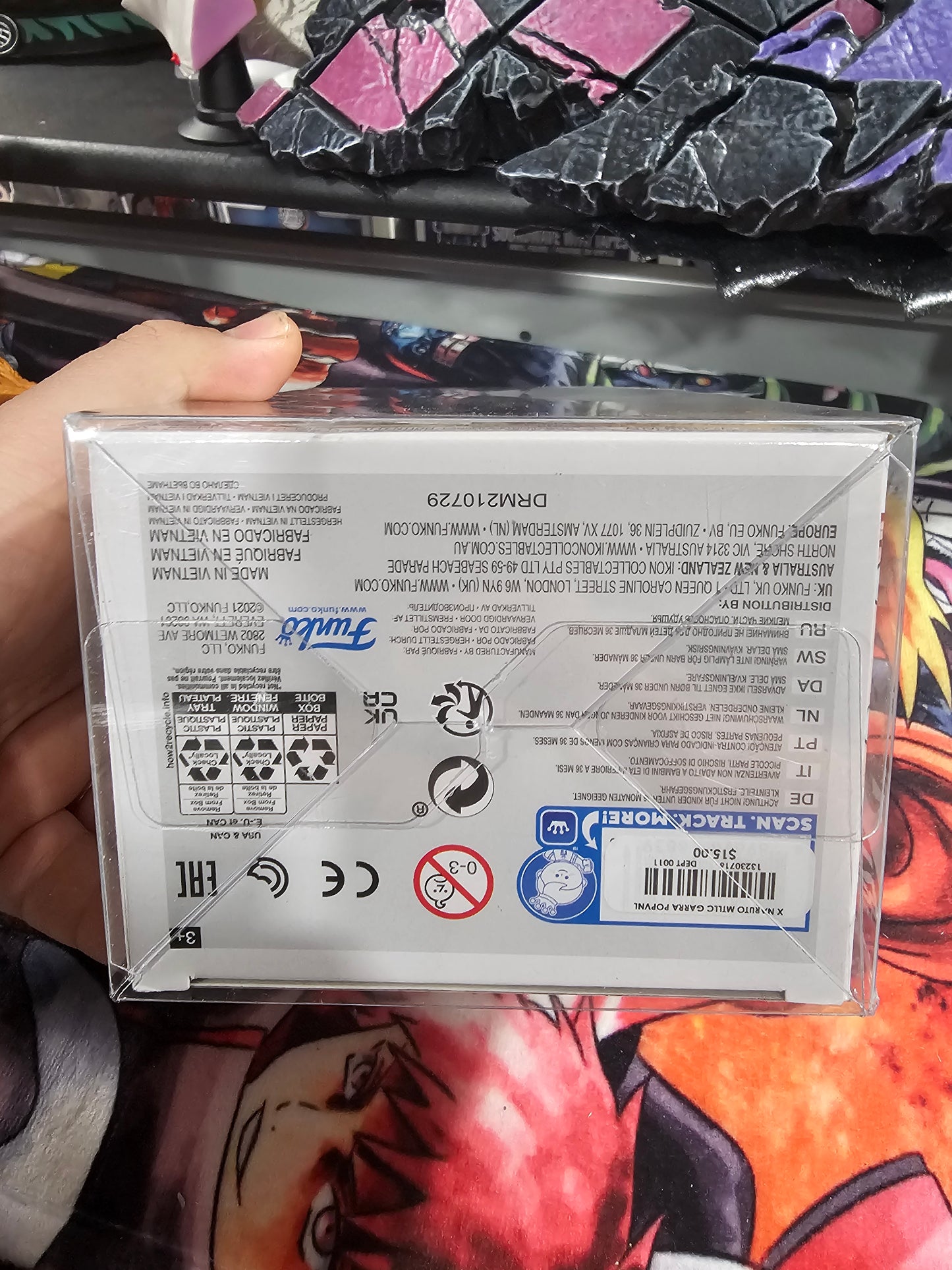 Naruto Shippuden Gaara Hot Topic Exclusive Funko Pop Signed by Liam O'Brian