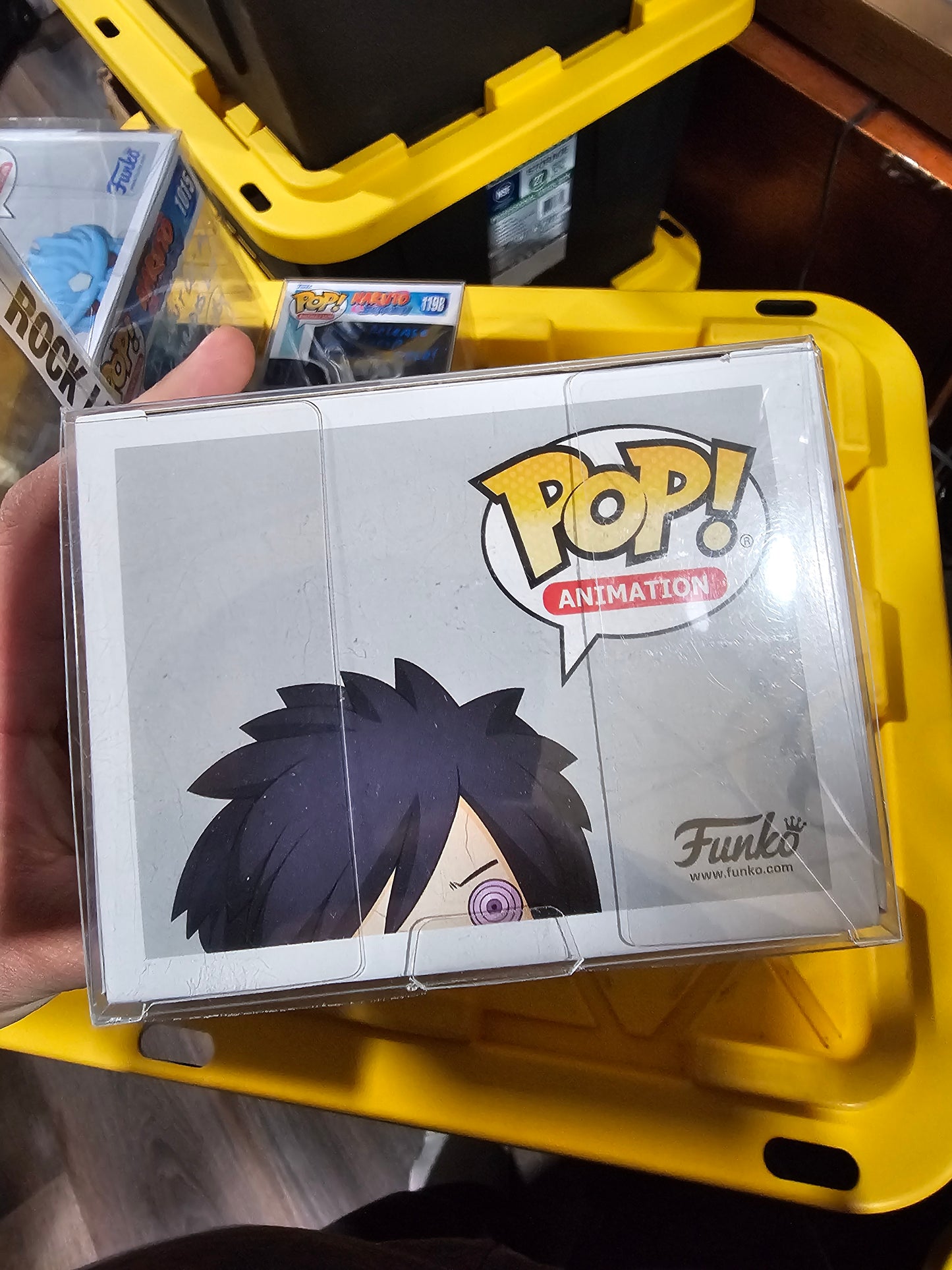 Naruto Shippuden Madara Uchiha Reanimation Gamestop Exclusive Funko Pop Signed by Niel Kaplan