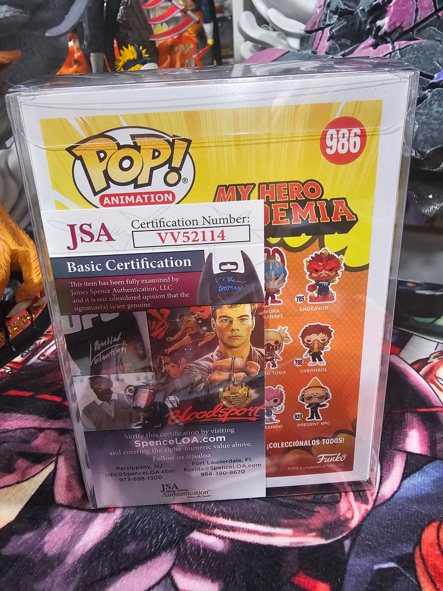 My Hero Academia Gang Orca 2021 Summer Convention Shared Funko Pop Signed by Tyler Walker