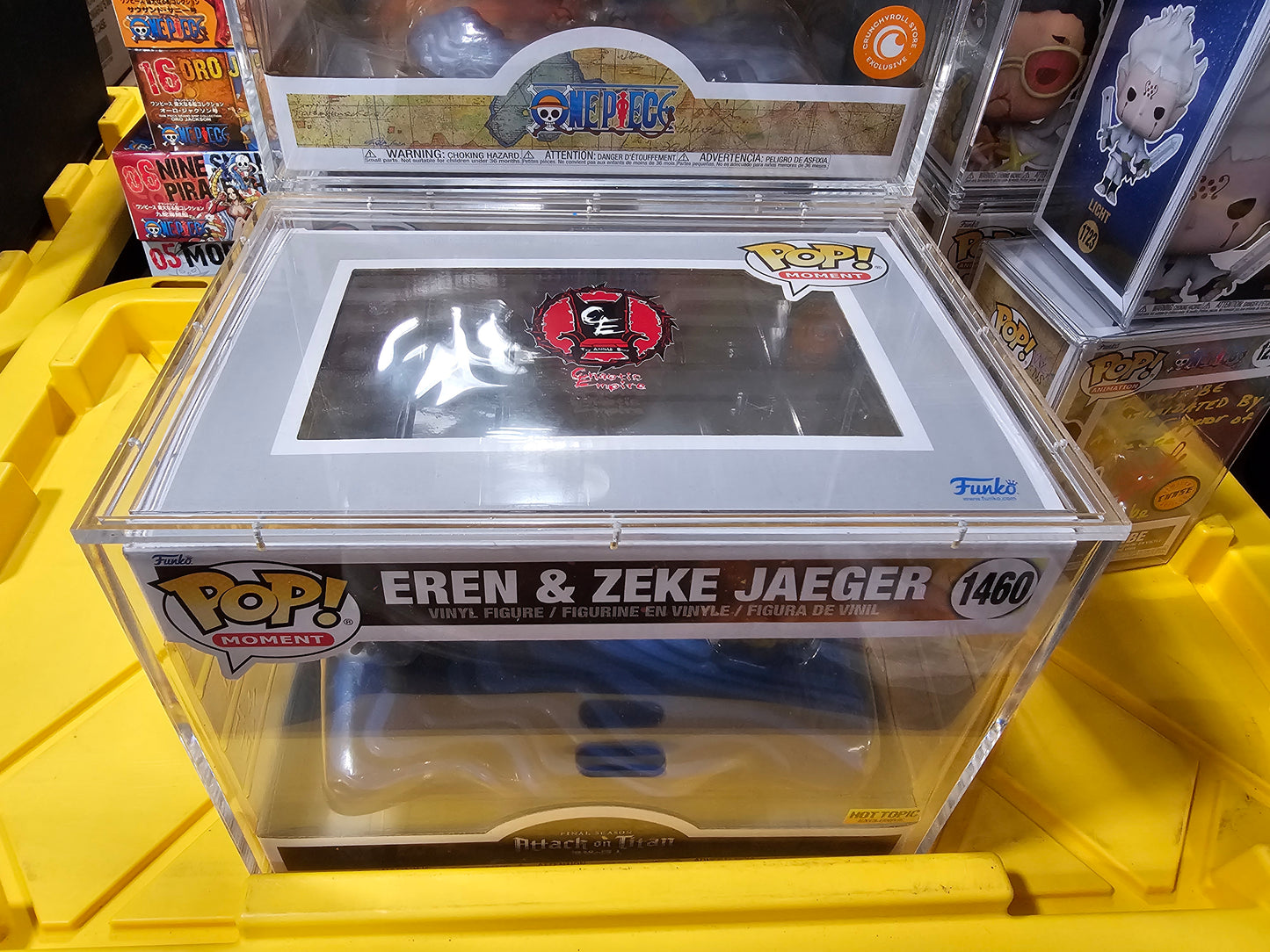 First Run Pop Moment/One Piece Ships/ Rides Hard Stack With Magnetic Lid For Funko Pops 4 mm thick
