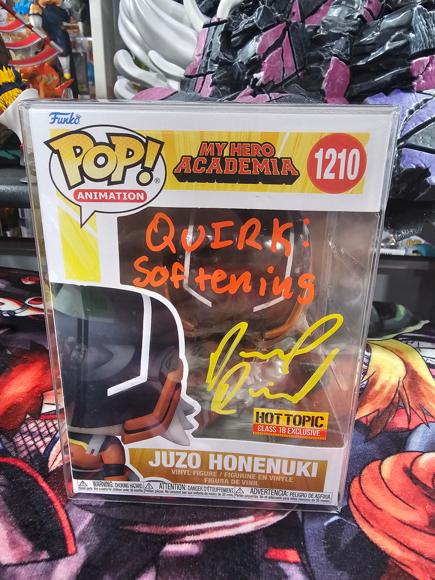 My Hero Academia Juzo Honenuki Hot Topic Funko Pop Signed by Dallas Reid