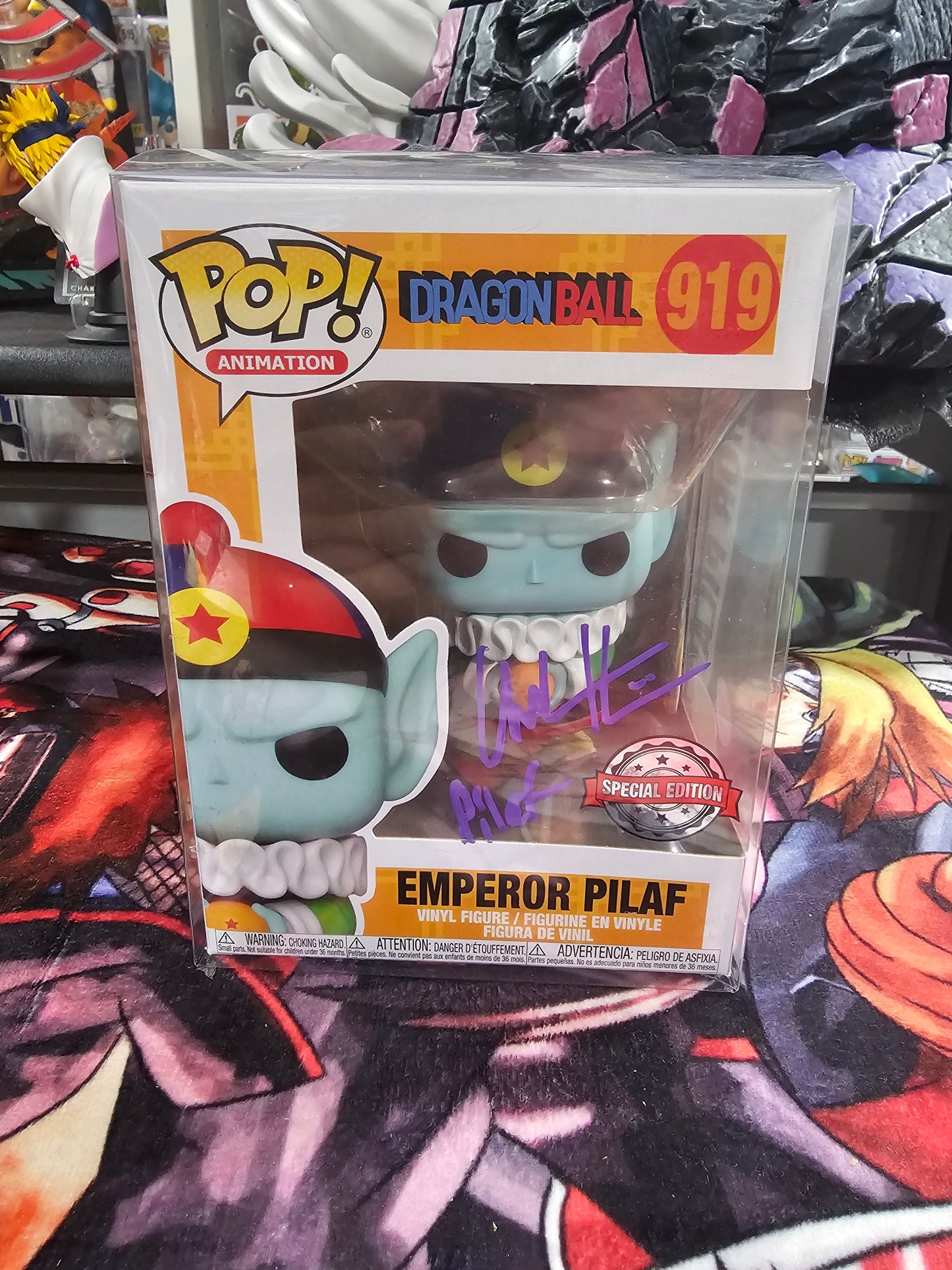 Dragon Ball Emperor Pilaf Funko Pop Signed by Chuck Huber